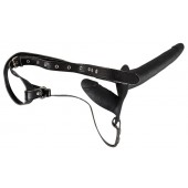 Женский страпон с вагинальной пробкой - 15 см. - Orion - купить с доставкой во Владимире