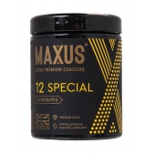Презервативы с точками и рёбрами MAXUS Special - 12 шт. - Maxus - купить с доставкой во Владимире