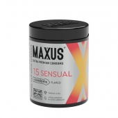 Анатомические презервативы MAXUS Sensual - 15 шт. - Maxus - купить с доставкой во Владимире