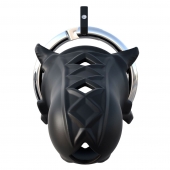 Черный замок верности Extreme Silicone Cock Blocker - Pipedream - купить с доставкой во Владимире