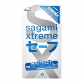 Презервативы Sagami Xtreme Ultrasafe с двойным количеством смазки - 10 шт. - Sagami - купить с доставкой во Владимире