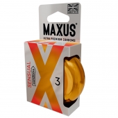 Презервативы анатомической формы Maxus Sensual - 3 шт. - Maxus - купить с доставкой во Владимире