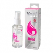 Возбуждающая силиконовая вагинальная смазка Yes Heat - 50 мл. - Sitabella - купить с доставкой во Владимире