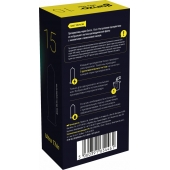 Прозрачные ультратонкие презервативы Ganzo Ultra thin - 15 шт. - Ganzo - купить с доставкой во Владимире