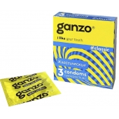 Классические презервативы с обильной смазкой Ganzo Classic - 3 шт. - Ganzo - купить с доставкой во Владимире