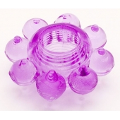 Мягкая фиолетовая гелевая насадка - Toyfa Basic - во Владимире купить с доставкой