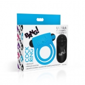 Голубое эрекционное виброкольцо 28X Remote Control Vibrating Cock Ring   Bullet - XR Brands - во Владимире купить с доставкой