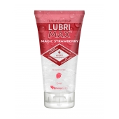 Интимный гель-смазка на водной основе Lubrimax Magic Strawberry - 75 мл. - ИнтелБИО - купить с доставкой во Владимире