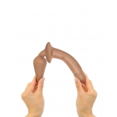 Карамельный двусторонний фаллоимитатор Switch Plug-In Realistic Size S - Strap-on-me купить с доставкой в интернет-магазине Orgasmix во Владимире Карамельный двусторонний фаллоимитатор Switch Plug-In Realistic Size S - Strap-on-me