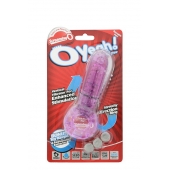 Фиолетовое эрекционное кольцо с вибрацией и пальчиком OYEAH PURPLE - Screaming O - во Владимире купить с доставкой