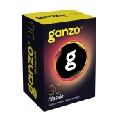 Классические презервативы с обильной смазкой Ganzo Classic - 30 шт. - Ganzo - купить с доставкой во Владимире