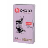 Презервативы OKOTO Mega Mix - 12 шт. - Sitabella - купить с доставкой во Владимире