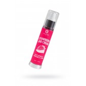 Массажное масло 2-в-1 с разогревающим эффектом и вкусом клубники со сливками - 50 мл. - Secret Play - купить с доставкой во Владимире