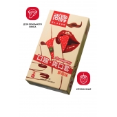 Презервативы Elasun Strawberry с аромато клубники - 10 шт. - Elasun - купить с доставкой во Владимире
