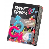 Шипучие таблетки для мужчин Sweet Sperm для изменения вкуса спермы (4 шт. по 0,5 гр.) - Капиталпродукт - купить с доставкой во Владимире