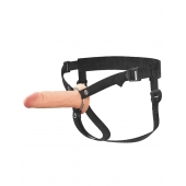 Полый страпон на ремнях 6’’ Hollow Silicone Strap-on - Pipedream - купить с доставкой во Владимире