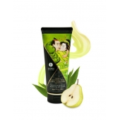 Массажный крем для тела с ароматом груши и зелёного чая Pear   Exotic Green Tea - 200 мл. - Shunga - купить с доставкой во Владимире