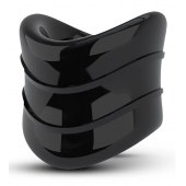 Черное эрекционное кольцо на мошонку Beef Ball Stretcher Snug X Long - Blush Novelties - во Владимире купить с доставкой