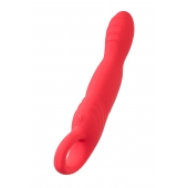 Розовый вибратор для точки G с двигающейся головкой Carnation - 19 см. - ToyFa купить во Владимире с доставкой в Orgasmix.ru Розовый вибратор для точки G с двигающейся головкой Carnation - 19 см. - ToyFa