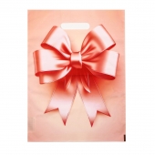 Пакет с принтом в виде банта с вырубной ручкой (30х40 см) - Сима-Ленд - купить с доставкой во Владимире