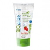 Гель-смазка на водной основе с ароматом клубники BioGlide - 80 мл. - Joy Division - купить с доставкой во Владимире