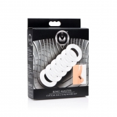 Комплект из 6 прозрачных эрекционных колец Ring Master Custom Ball Stretcher Kit - XR Brands - во Владимире купить с доставкой