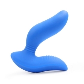 Синий вибромассажер простаты 3,5’’ Curve P-spot Massager - 12 см. - Erokay - во Владимире купить с доставкой