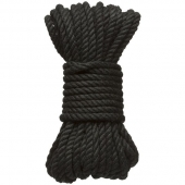 Черная верёвка для связывания и фиксации Bind Tie - 9,14 м. - Doc Johnson - купить с доставкой во Владимире