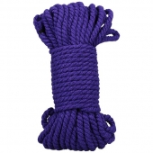 Фиолетовая верёвка для связывания и фиксации Bind Tie - 15,24 м. - Doc Johnson - купить с доставкой во Владимире