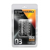 Прозрачная насадка с шипами и шишечками STAY HARD COCK SLEEVE 03 CLEAR - Blush Novelties - во Владимире купить с доставкой