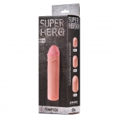 Фаллоудлинитель SUPER HERO Tempter - 16 см. - Lola Games - во Владимире купить с доставкой