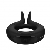 Черное эрекционное кольцо Marry Me Rechargeable Vibrating Cockring - Adrien Lastic - во Владимире купить с доставкой