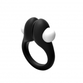 Черное эрекционное кольцо Zippy Vibrating Ring With Bullet - Adrien Lastic - во Владимире купить с доставкой