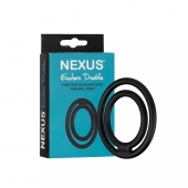 Черное двойное эрекционное кольцо Nexus Enduro Double - Nexus Range - во Владимире купить с доставкой