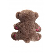 Бондажный набор: бурый мишка с розовыми оковами и наручниками - Pecado - купить с доставкой во Владимире