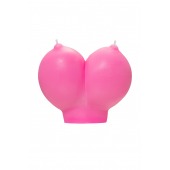 Розовая свеча «Сиськи» - 150 гр. - Pecado - купить с доставкой во Владимире