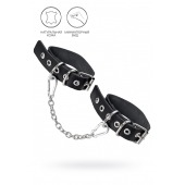 Черные оковы из одного ремешка с люверсами - Pecado - купить с доставкой во Владимире