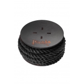 Черная веревка для шибари на катушке - 5 м. - Pecado - купить с доставкой во Владимире