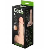 Телесный фаллоудлинитель с мошонкой Cock Next - 17 см. - LOVETOY (А-Полимер) - во Владимире купить с доставкой