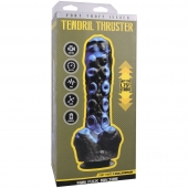 Черно-синяя мини-машина на присоске Tendril Thruster - 21,6 см. - Doc Johnson - купить с доставкой во Владимире