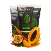 Набор из 3 съедобных лубрикантов JUJU со вкусом тропических фруктов - JuJu - купить с доставкой во Владимире
