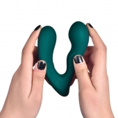 Темно-бирюзовый вибромассажер простаты Solstice X - Magic Motion - во Владимире купить с доставкой