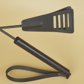 Черный кожаный стек «Сириус» - 60 см. - Sitabella - купить с доставкой во Владимире