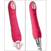 Малиновая насадка на душ с вибрацией Showers to orgasm - 20,1 см. - Orion - купить с доставкой во Владимире