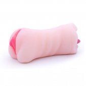 Телесный двусторонний мастурбатор - вагина и ротик - Boys of Toys - во Владимире купить с доставкой