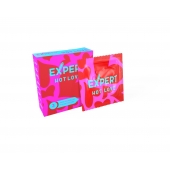 Презервативы с разогревающим эффектом Expert Hot Love - 3 шт. - Expert - купить с доставкой во Владимире