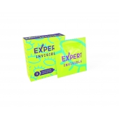 Ультратонкие презервативы Expert Invisible - 3 шт. - Expert - купить с доставкой во Владимире