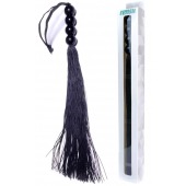 Черная силиконовая плеть - 37 см. - Boys of Toys - купить с доставкой во Владимире