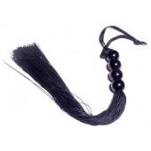 Черная силиконовая плеть - 37 см. - Boys of Toys - купить с доставкой во Владимире