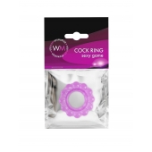 Лиловое эрекционное кольцо с 2 рядами стимулирующих шариков - Erowoman-Eroman - во Владимире купить с доставкой